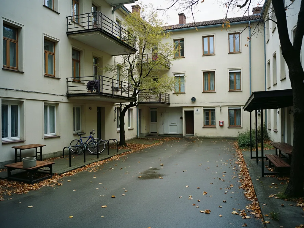 Niort : quels quartiers éviter et lesquels privilégier en 2026 ? Cour d'un ensemble de logements sociaux dans un quartier de Niort