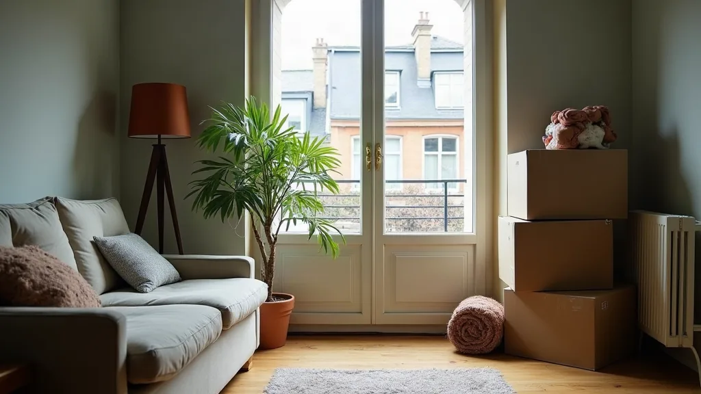 Niort : quels quartiers éviter et lesquels privilégier en 2026 ? Intérieur d'appartement lumineux avec cartons de déménagement à Niort